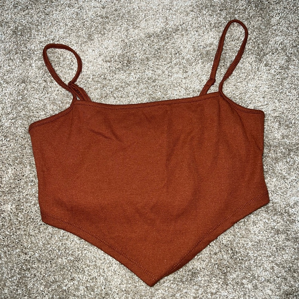 Burnt Orange Crop Top